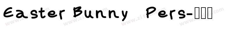 Easter Bunny   Pers字体转换